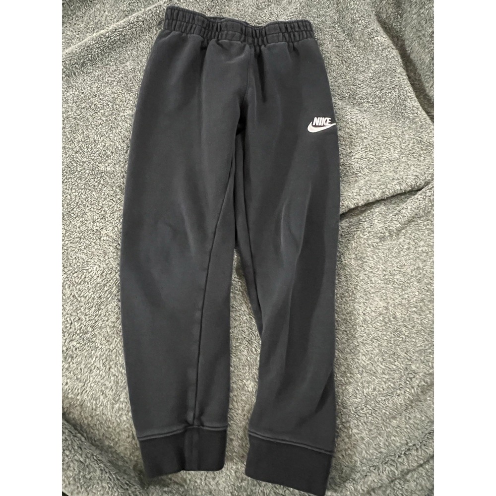 Boys Black Nike Sweat Pants‎ Size 7